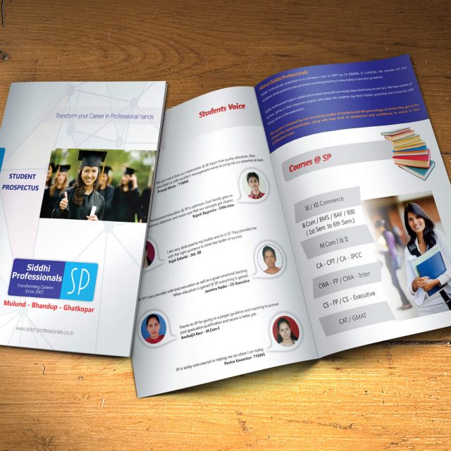 Siddhi Professionals – Brochure Design